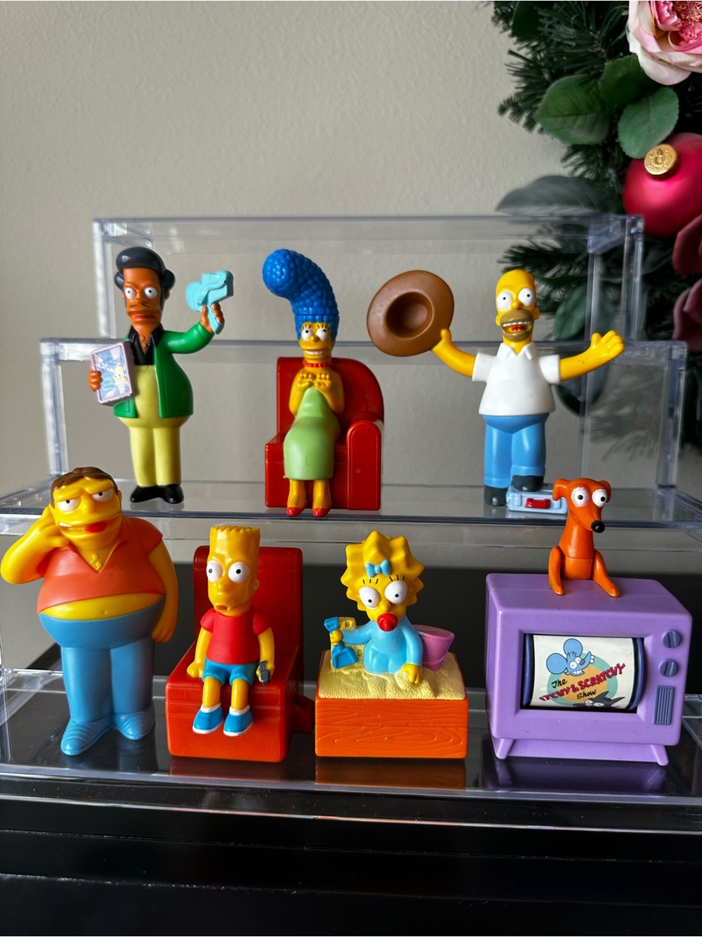 Burger King The Simpsons 7 Figure and Toy Lot 2007-2008 Movie & TV